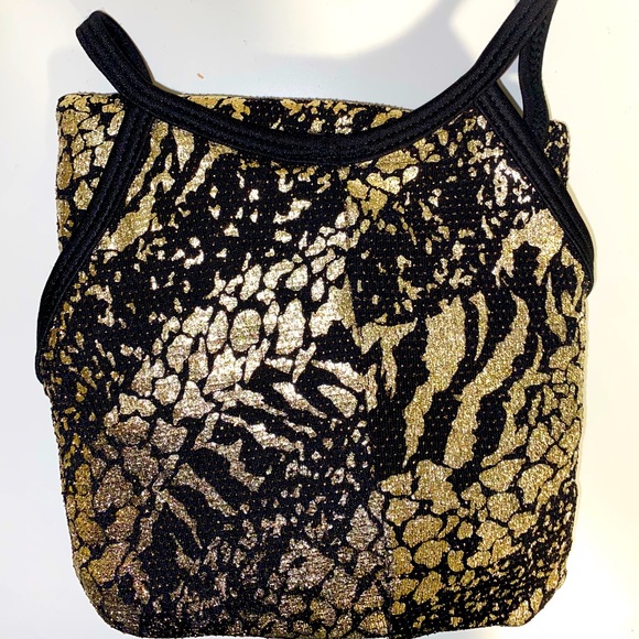 Streetwear Society - Black & Gold Shimmer Dress - Picture 3 of 6